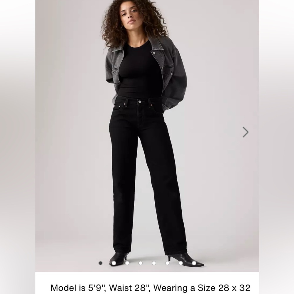 Free shipping! Levi's 501 '90s Women's Jeans - 26 x 32 Black (Rinsed Blacktop)